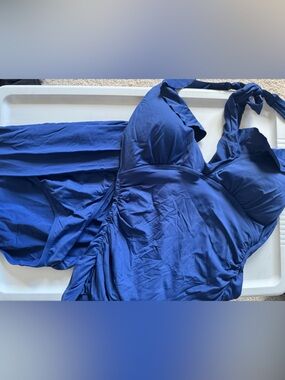 Ralph Lauren Navy Blue Tankini Swim